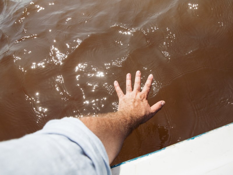 Amazonas, setkání vod Rio Negro,&nbsp;Amazon